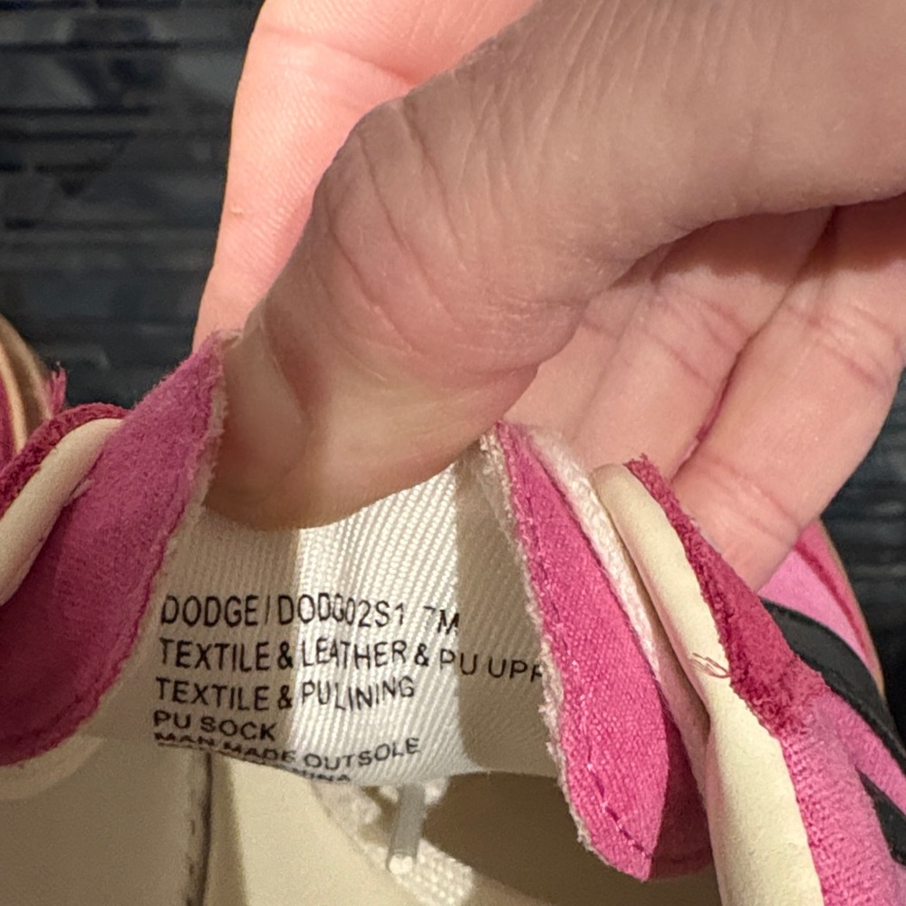 Steve Madden Pink and Black Suede Platform Sneakers - Picture 10 of 10